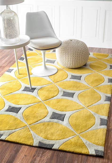 25 Yellow Rug and Carpet Ideas to Brighten up Any Room | Rugs in living room, Contemporary rugs ...