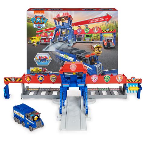 Buy PAW Patrol Big Truck Pups, Truck Stop HQ, 3ft. Wide Transforming Playset Online at ...