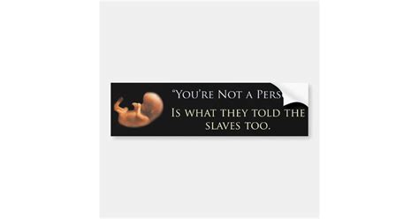 Pro-Life Bumper Sticker | Zazzle