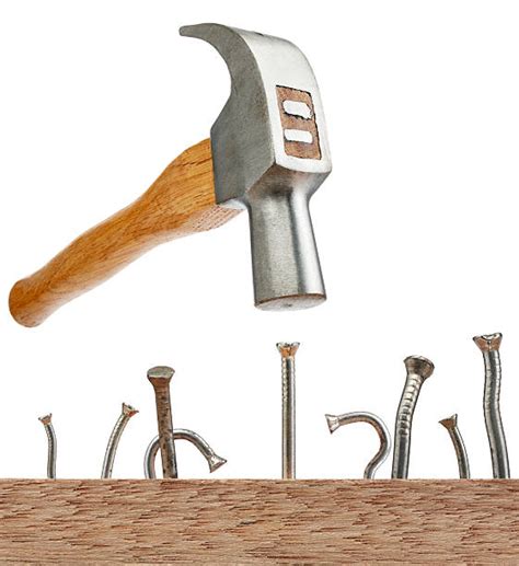 Hammer And Nail Silhouette Stock Photos, Pictures & Royalty-Free Images ...