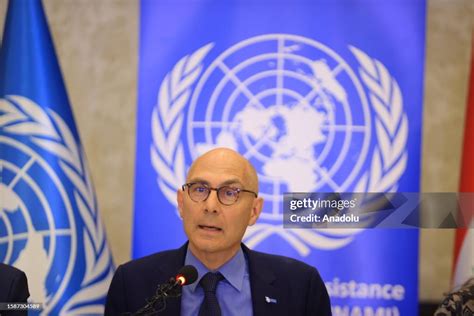 United Nations High Commissioner for Human Rights Volker Turk speaks ...