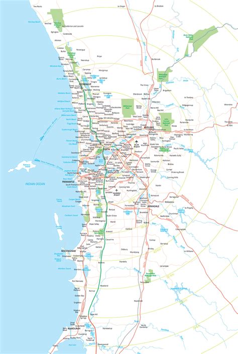 Map Of Perth Metro Area | My blog