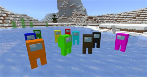 Among Us Mod | Minecraft PE Bedrock Mods