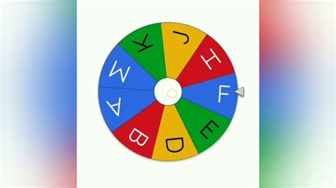 Review letters A to M by playing "spin wheel games" - YouTube