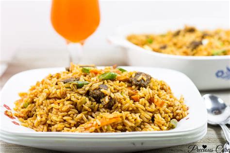 Cameroon Jollof Rice Recipe: Easy Method | Precious Core