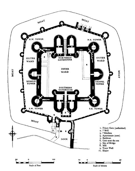 Beaumaris Castle Floor Plan - floorplans.click