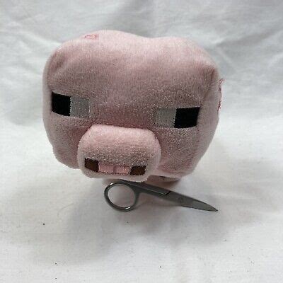 Minecraft Porkchop Pig Pink Plush Stuffed Animal Toy Mojang | eBay