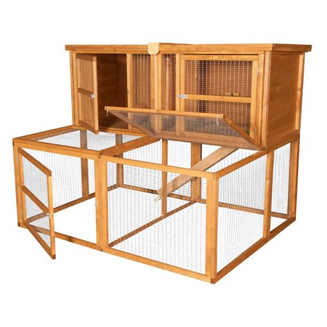 5ft Rabbit Hutch & Run Kendal Luxury Combo | H&R