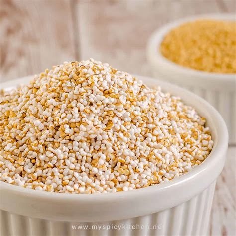 Amaranth Popcorn - Popped Amaranth Recipe - MySpicyKitchen