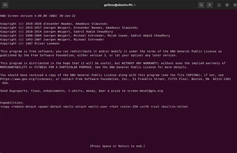 9 screen command Examples in Linux [Cheat Sheet] | GoLinuxCloud