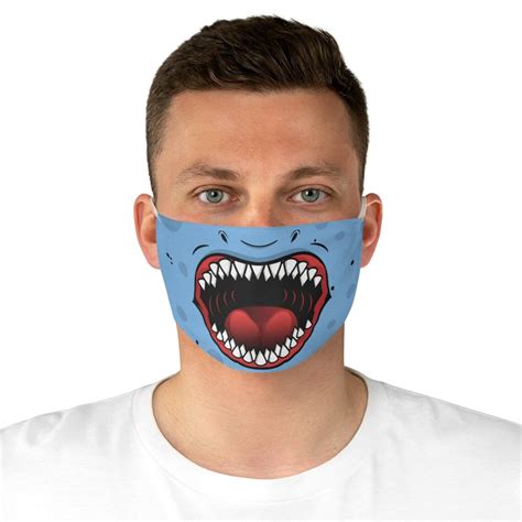 Shark Face Mask Scary Shark Mouth Mask Sharp Teeth Animal | Etsy