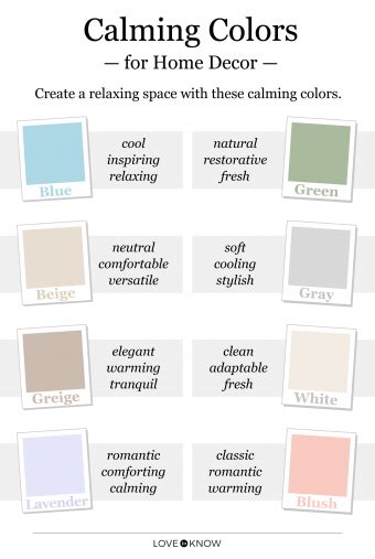 What Are the Most Calming Colors to Use in Home Decor? | LoveToKnow