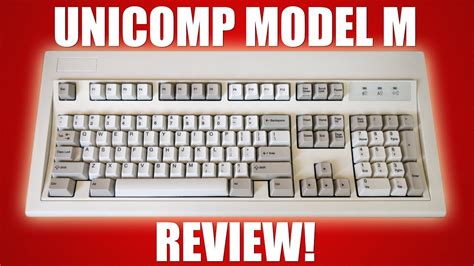 Unicomp Model M Keyboard Review! - YouTube