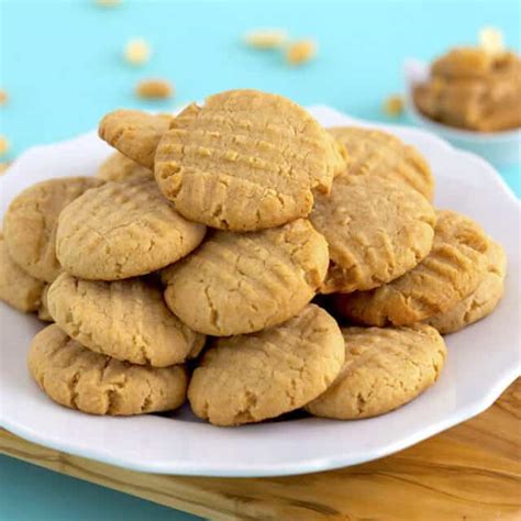 Eggless Peanut Butter Cookies - Mind Over Munch