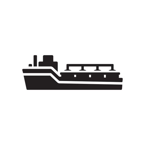 Gas oil ship tank - Transport & Vehicles Icons