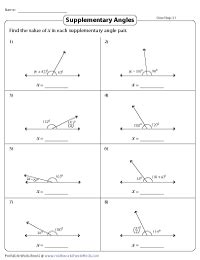 43 complementary and supplementary angles worksheet answers - Worksheet ...