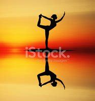 Yoga Meditation At Sunset Stock Clipart | Royalty-Free | FreeImages