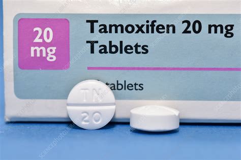 Tamoxifen breast cancer drug - Stock Image - C033/7736 - Science Photo Library