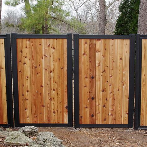 How To Build A Wood Fence Gate With Metal Posts - Encycloall