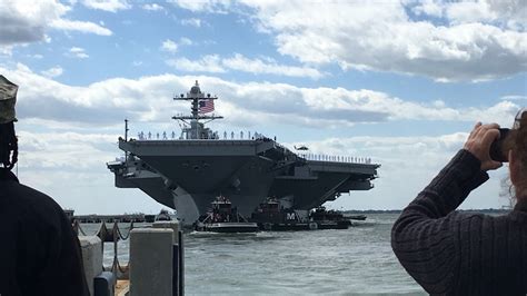 After years of setbacks, USS Gerald R. Ford sets sail on first major deployment | 13newsnow.com