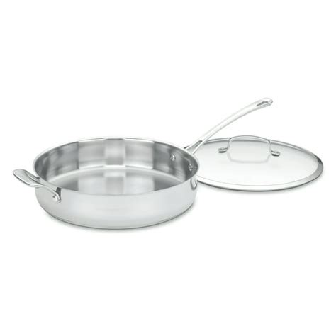 Cuisinart Stainless Steel 5-quart Saute Pan with Helper Handle ...