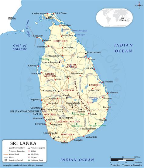 Where is sri lanka map - workingkasap