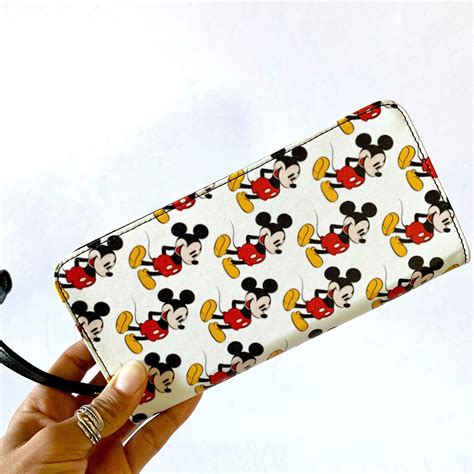 Mickey Mouse Wallet Mickey Wallet Disney Wallet Disney - Etsy