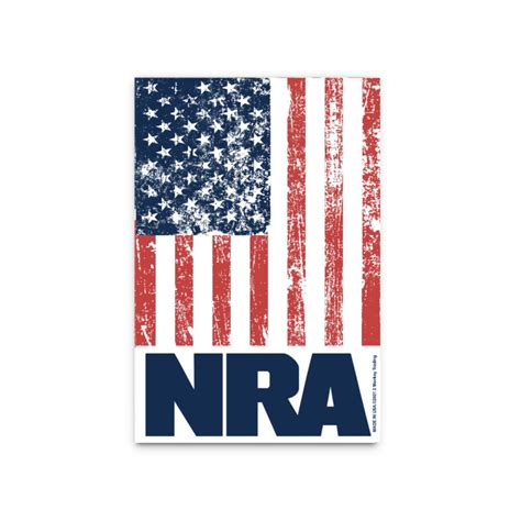 NRA Flag Sticker