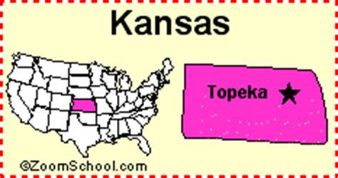 Kansas: Facts, Map and State Symbols - EnchantedLearning.com