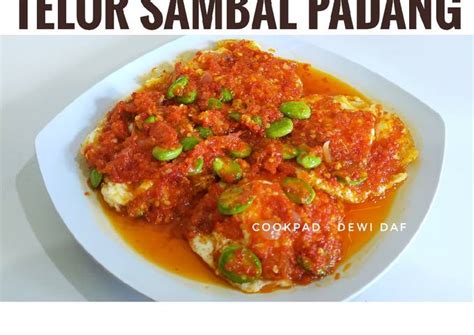 Resep Telur sambal padang oleh DEWI DAF - Cookpad