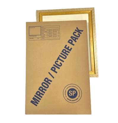 Boxes for Moving Pictures Mirrors Cardboard Picture Frame Packing ...