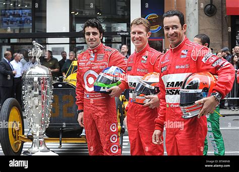 The 2009 Indianapolis 500 Race Car Drivers Line-Up Stock Photo - Alamy