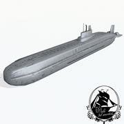 Typhoon Class Submarine Low Poly 3D Model $59 - .unknown .stl .obj .fbx .dae .blend .3ds - Free3D