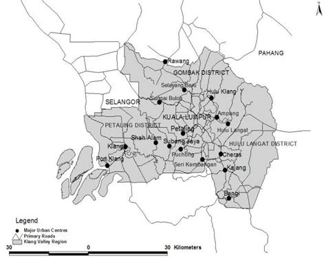 The location of the Klang Valley in Peninsular Malaysia Source: The... | Download Scientific Diagram