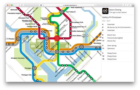 Printable Dc Metro Map - Printable Blank World