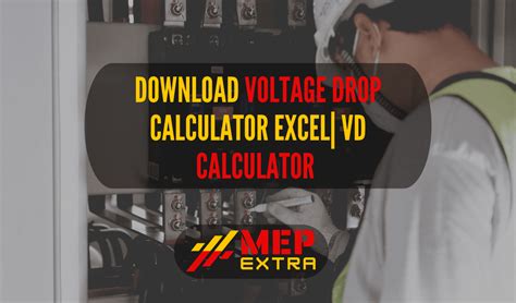 Download voltage drop calculator excel| VD Calculator | MEP EXTRA – MEP