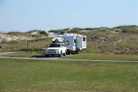 Toes in the Sand! Oregon Inlet Campground - Trailer Traveler