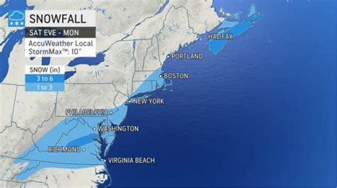 N.J. weather: AccuWeather forecast calls for 1 to 3 inches of snow for parts of N.J. on Super ...