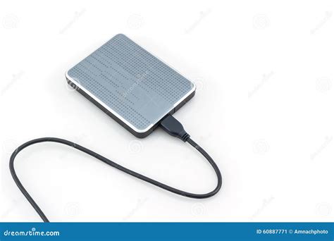 External Hard Drive for Backup. Stock Image - Image of isolated ...