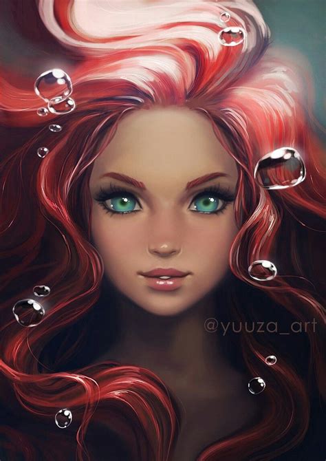 Ariel Anime Princesse Disney, Disney Princess Art, Disney Fan Art, Disney Anime Style, Mermaid ...