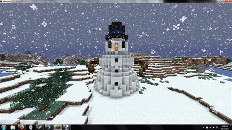 Minecraft Epic Snowman Minecraft Project