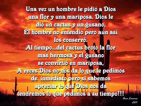 Frases Bonitas Para Facebook: Una Vez Un Hombre Le Pidio A Dios ...