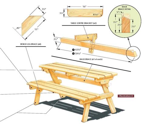 free picnic table wood plans Folding Picnic Table Plans, Plan Picnic, Build A Picnic Table ...