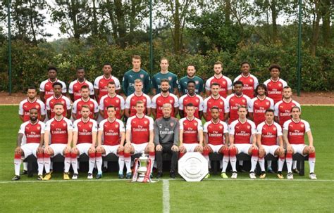 17/18アーセナル集合写真にネルソン、ウィロック、エンケティアらが含まれる【ファーストチーム】 | ARSENAL CHANGE ...