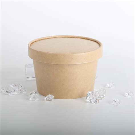 Disposable Kraft Ice Cream Paper Bowl Manufacturers & Suppliers China ...