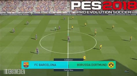 PES 2018 Official Gameplay Barcelona vs Borussia Dortmund (Xbox One ...