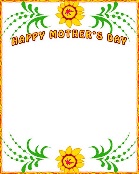 Free Mother's Day Borders - Frames - Graphics - Clipart