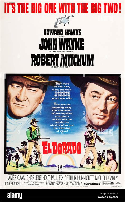 EL DORADO, John Wayne, Robert Mitchum, 1966 Stock Photo - Alamy