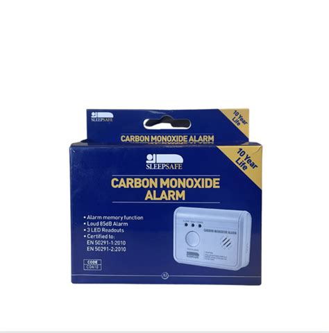 SLEEPSAFE 10 Year Warranty - Carbon Monoxide Alarm - In Stock