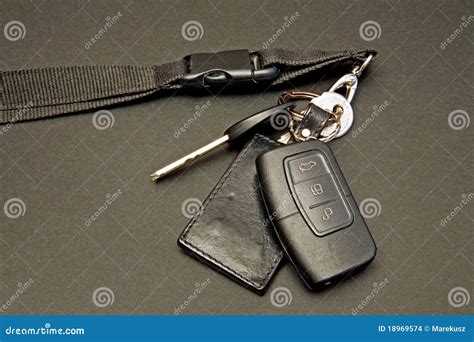 Car Keys Set with Remote Control Stock Photo - Image of auto, close ...